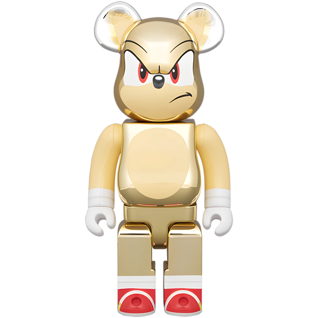 Bearbrick Super Sonic Chrome Version [SEGA] 100%+400% Herstellerbild 3