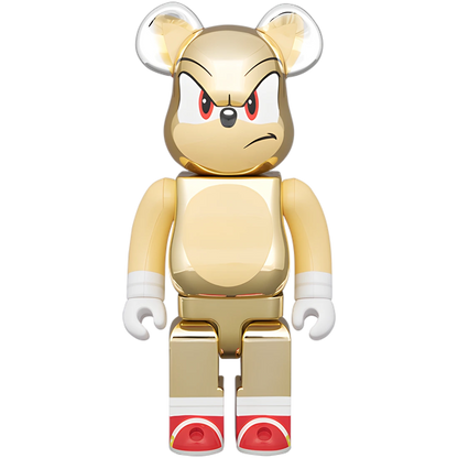 Bearbrick Super Sonic Chrome Version [SEGA] 100%+400% Herstellerbild 3