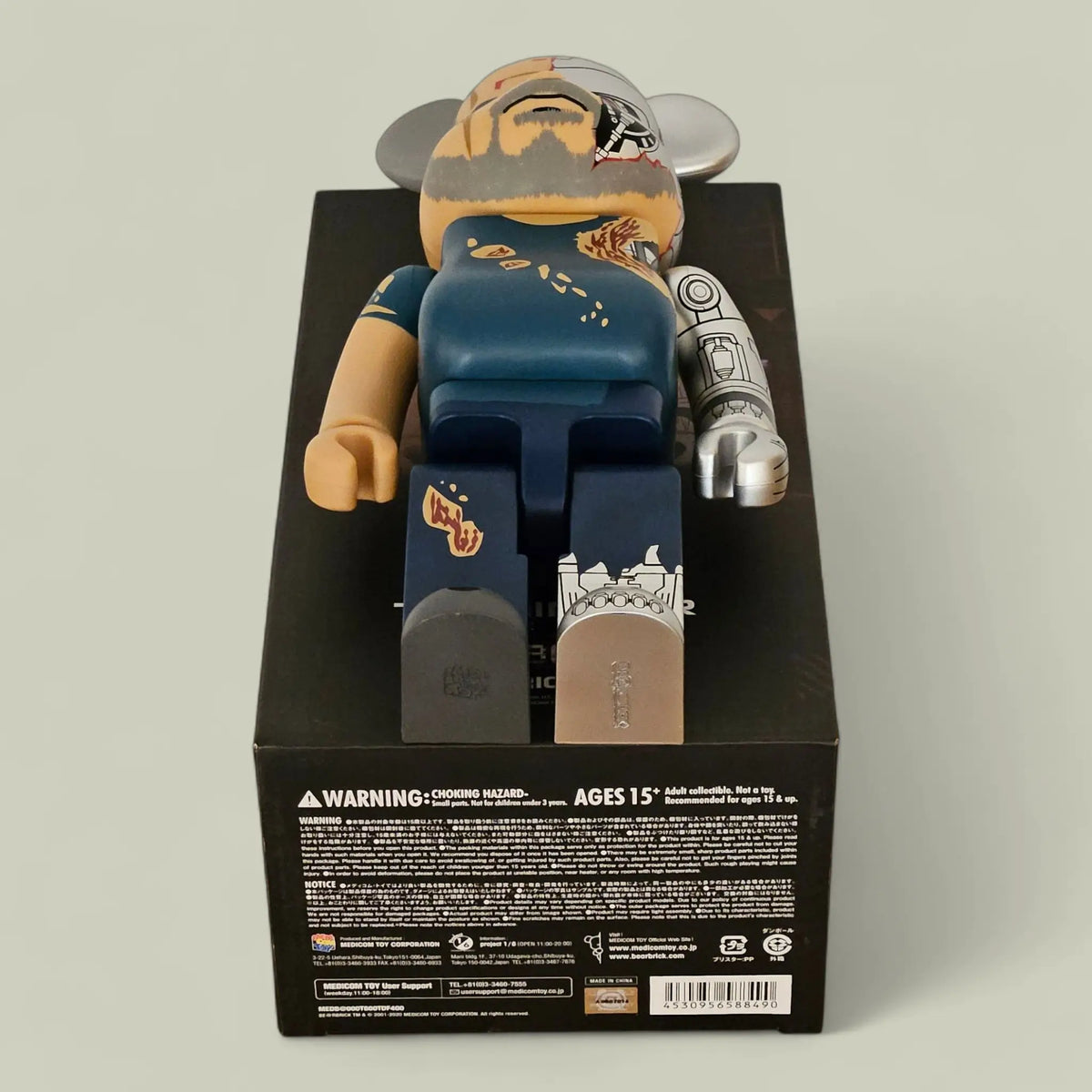 Bearbrick T-800 [Terminator: Dark Fate] 400% Echtheitsmerkmale