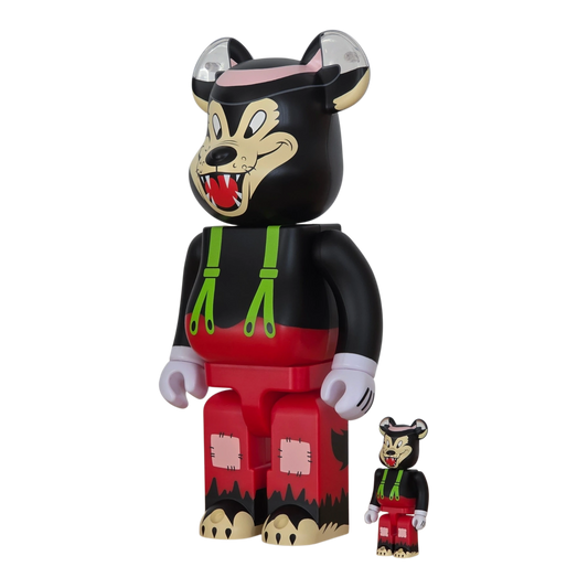 Bearbrick The Big Bad Wolf [Disney] 100%+400% schräg