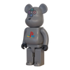 Bearbrick The First PlayStation 400% schräg