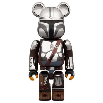 Bearbrick The Mandalorian Chrome Version 100%+400% Herstellerbild 2