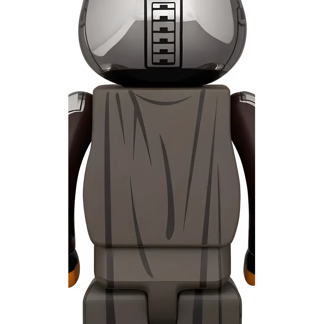 Bearbrick The Mandalorian Chrome Version 100%+400% Herstellerbild 4