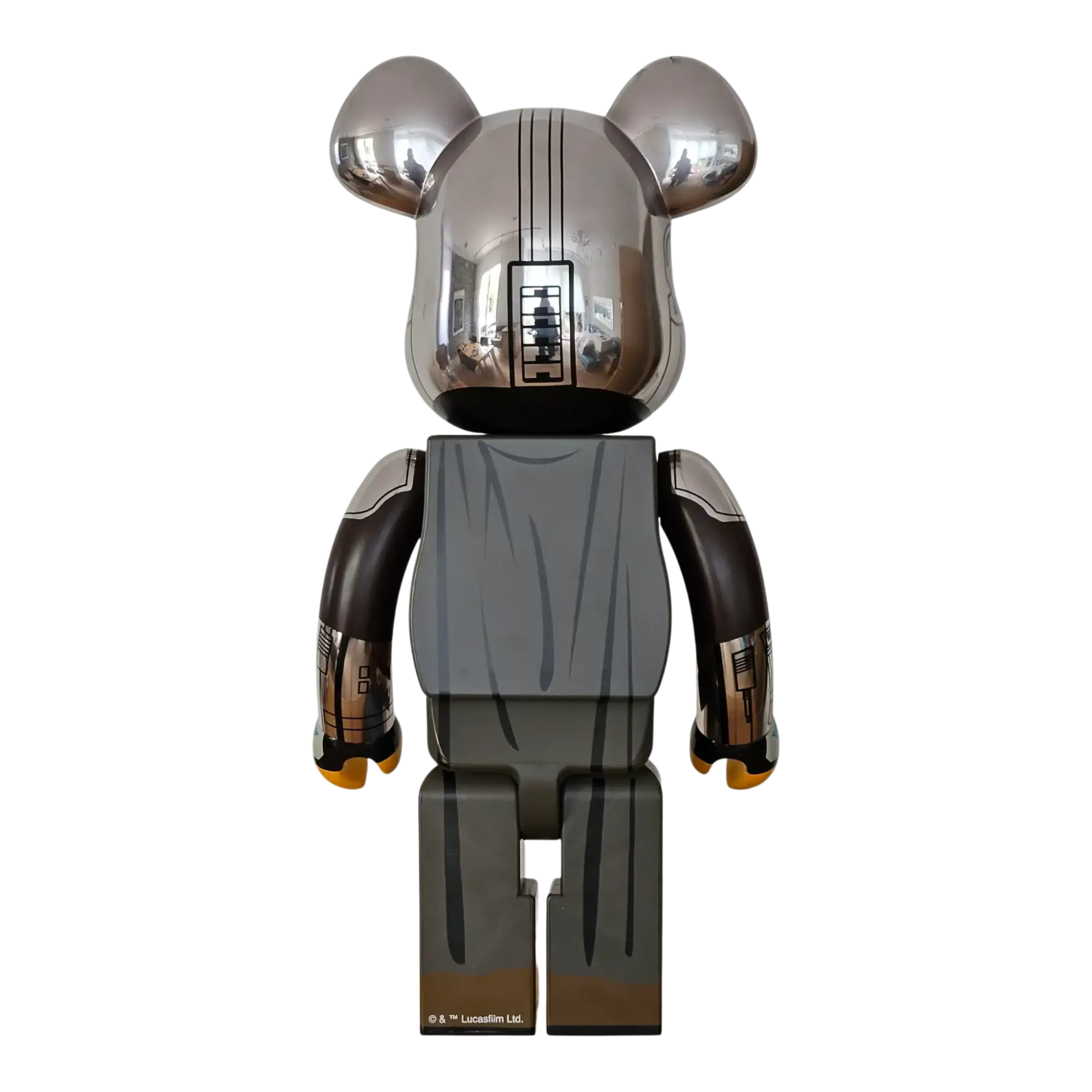 SF・ファンタジー・ホラー BE@RBRICK The Mandalorian Chrome Ver. BE@RBRICK THE MANDALORIAN CHROME Ver. BE@RBRICK The Mandalorian