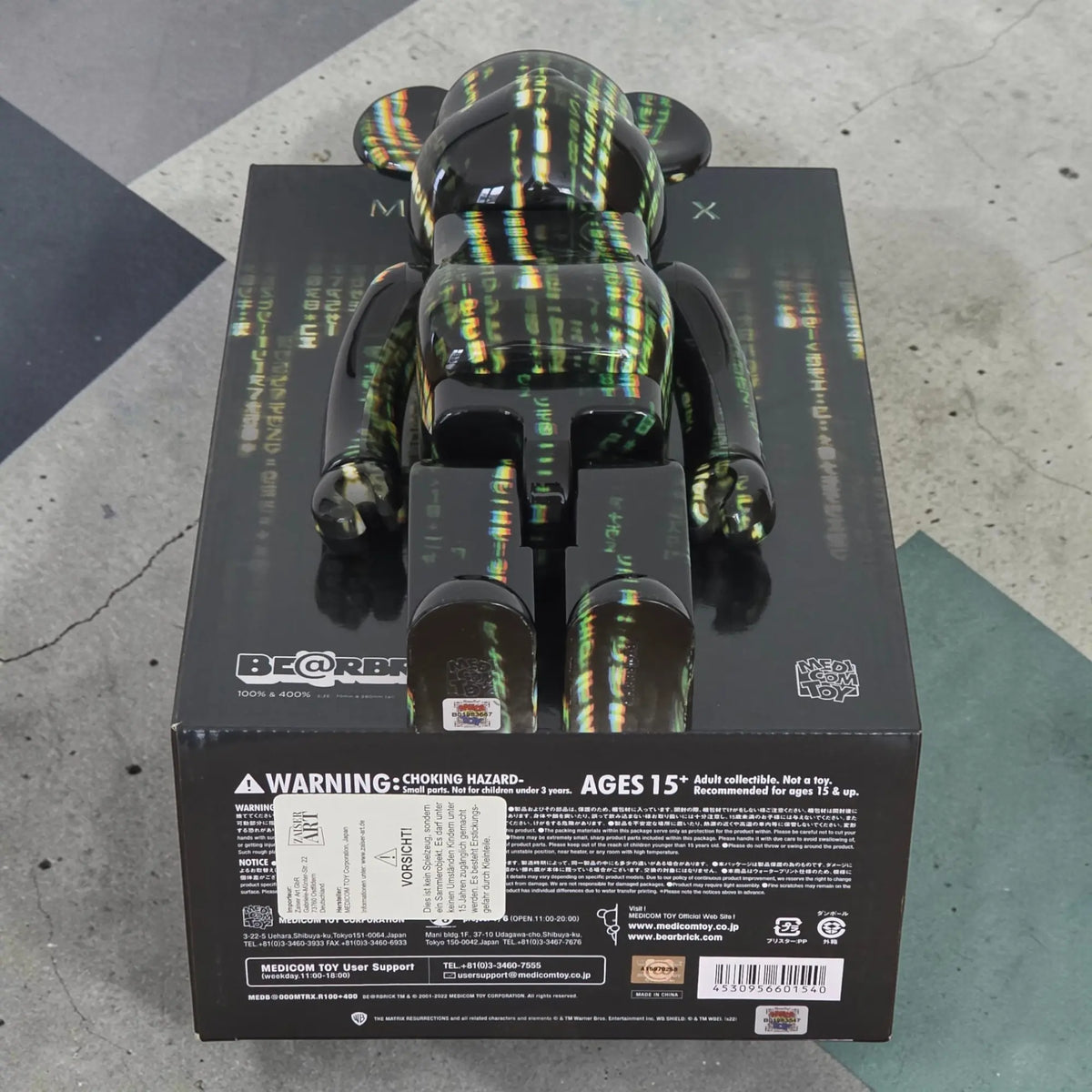 Bearbrick The Matrix Resurrections 100%+400% Echtheitsmerkmale