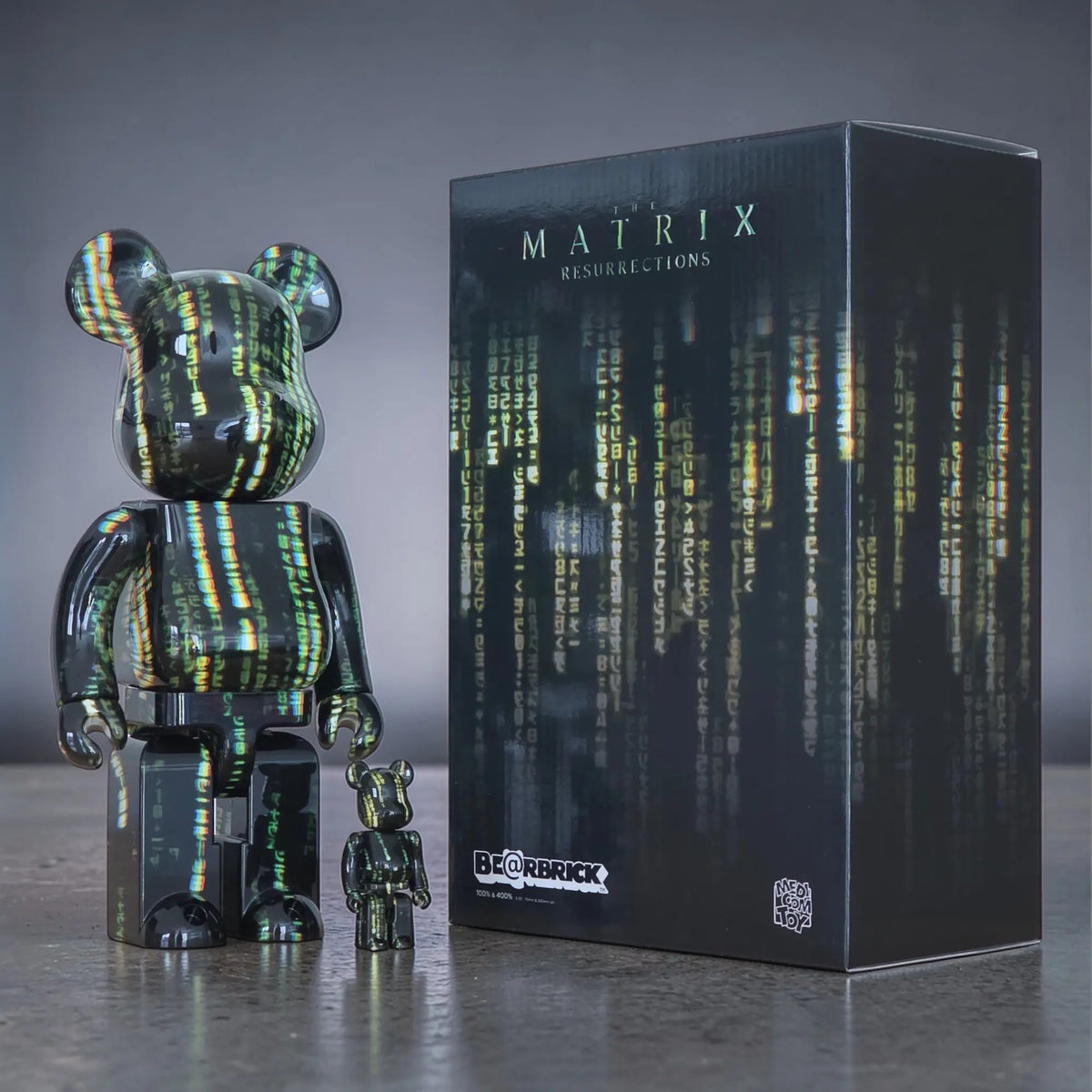 Bearbrick The Matrix Resurrections 100%+400% mit Verpackung