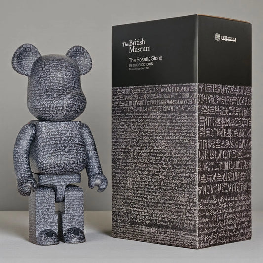 Bearbrick The Rosetta Stone [The British Museum] 1000% mit Verpackung
