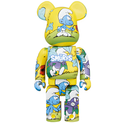 Bearbrick The Smurfs "The Purple Smurfs" 100%+400% Herstellerbild 3