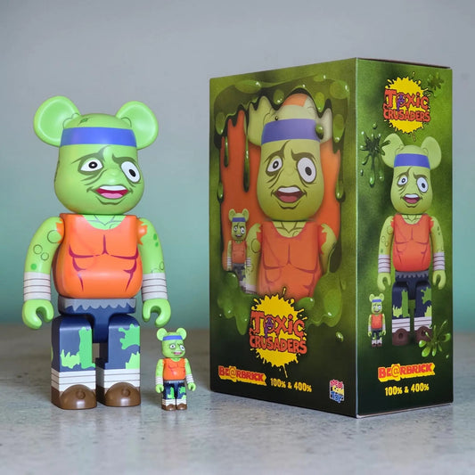 Bearbrick The Toxic Crusaders 100%+400% mit Verpackung