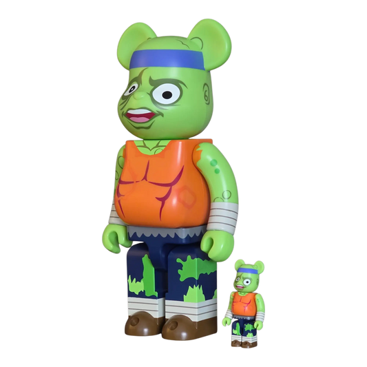 Bearbrick The Toxic Crusaders 100%+400% schräg