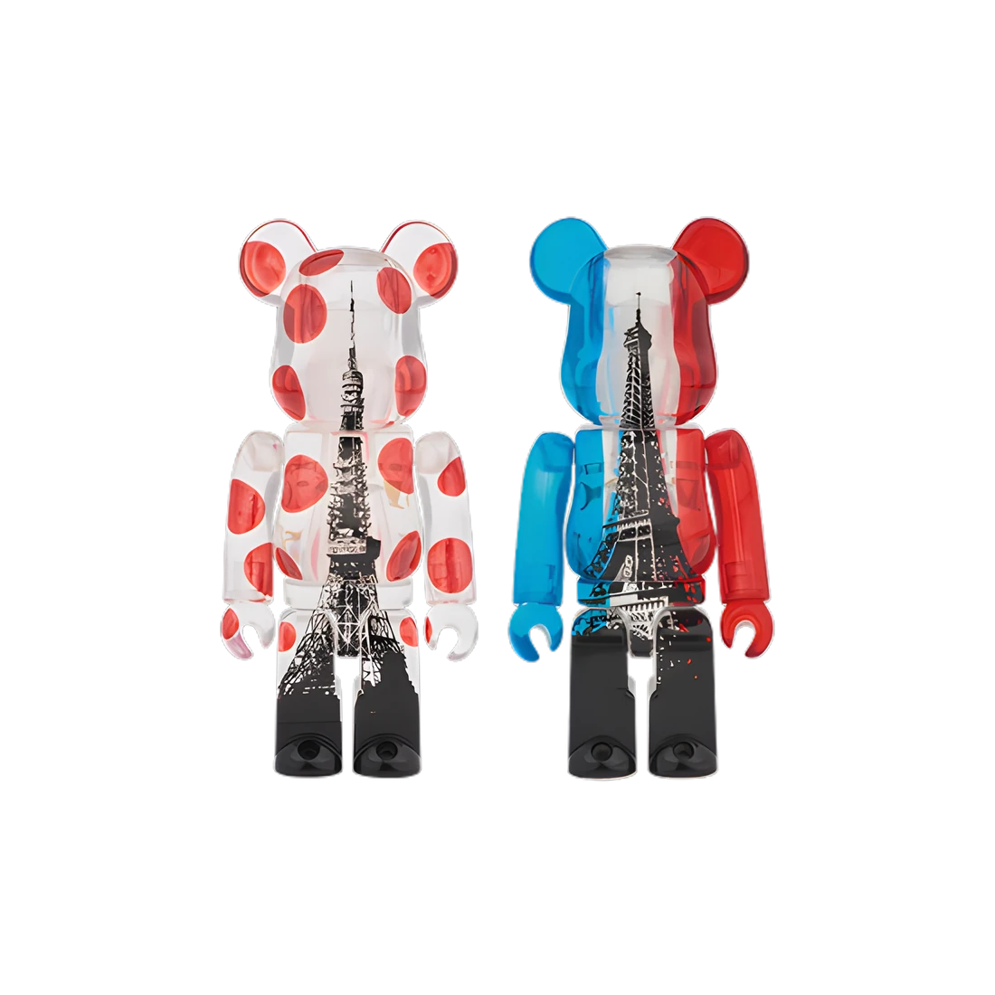 Bearbrick Tokyo Tower + Eiffel Tower 2er-Set 100% Herstellerbild 1