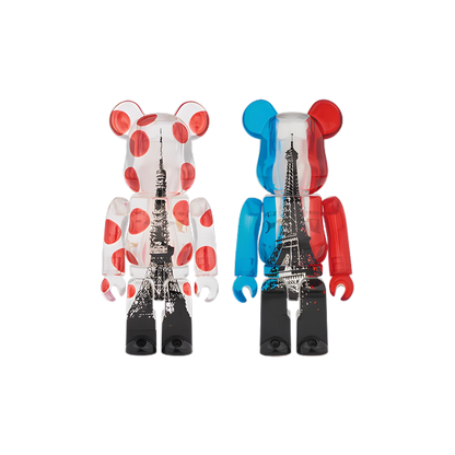Bearbrick Tokyo Tower + Eiffel Tower 2er-Set 100% Herstellerbild 1