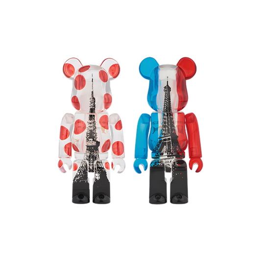 Bearbrick Tokyo Tower + Eiffel Tower 2er-Set 100% Herstellerbild 1