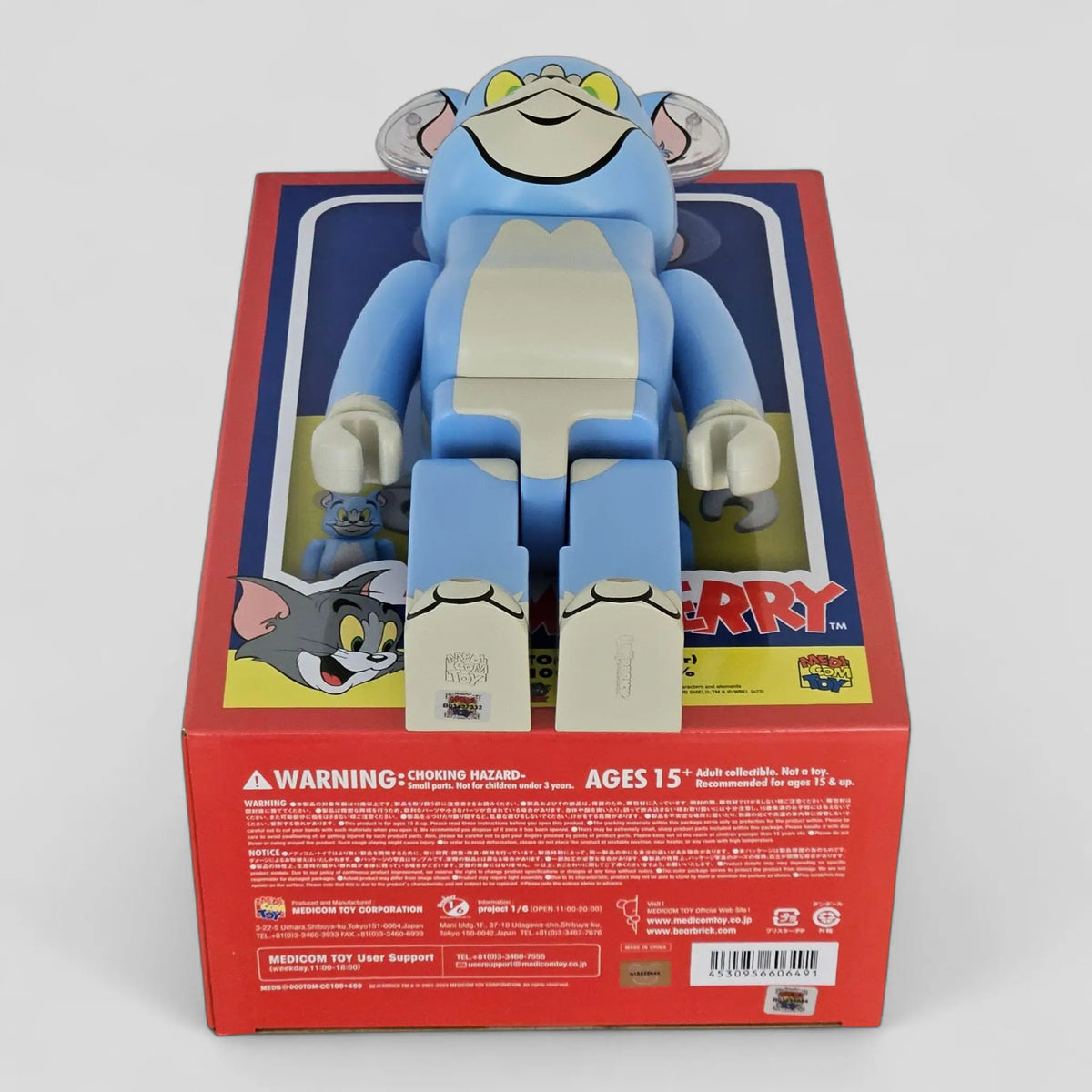 Bearbrick Tom (Classic Color) [Tom and Jerry] 100%+400% Echtheitsmerkmale