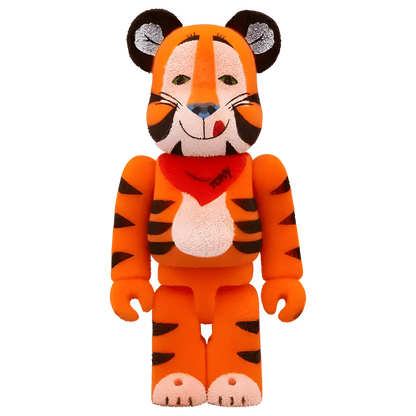 Bearbrick Tony the Tiger Vintage Flocky Version [Kellogg's Corn Frosties] 100%+400% Herstellerbild 2