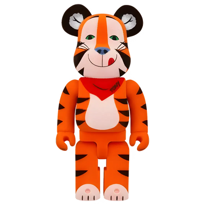 Bearbrick Tony the Tiger Vintage Flocky Version [Kellogg's Corn Frosties] 100%+400% Herstellerbild 3