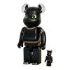 Bearbrick Toothless [Dragons] 100%+400% schräg