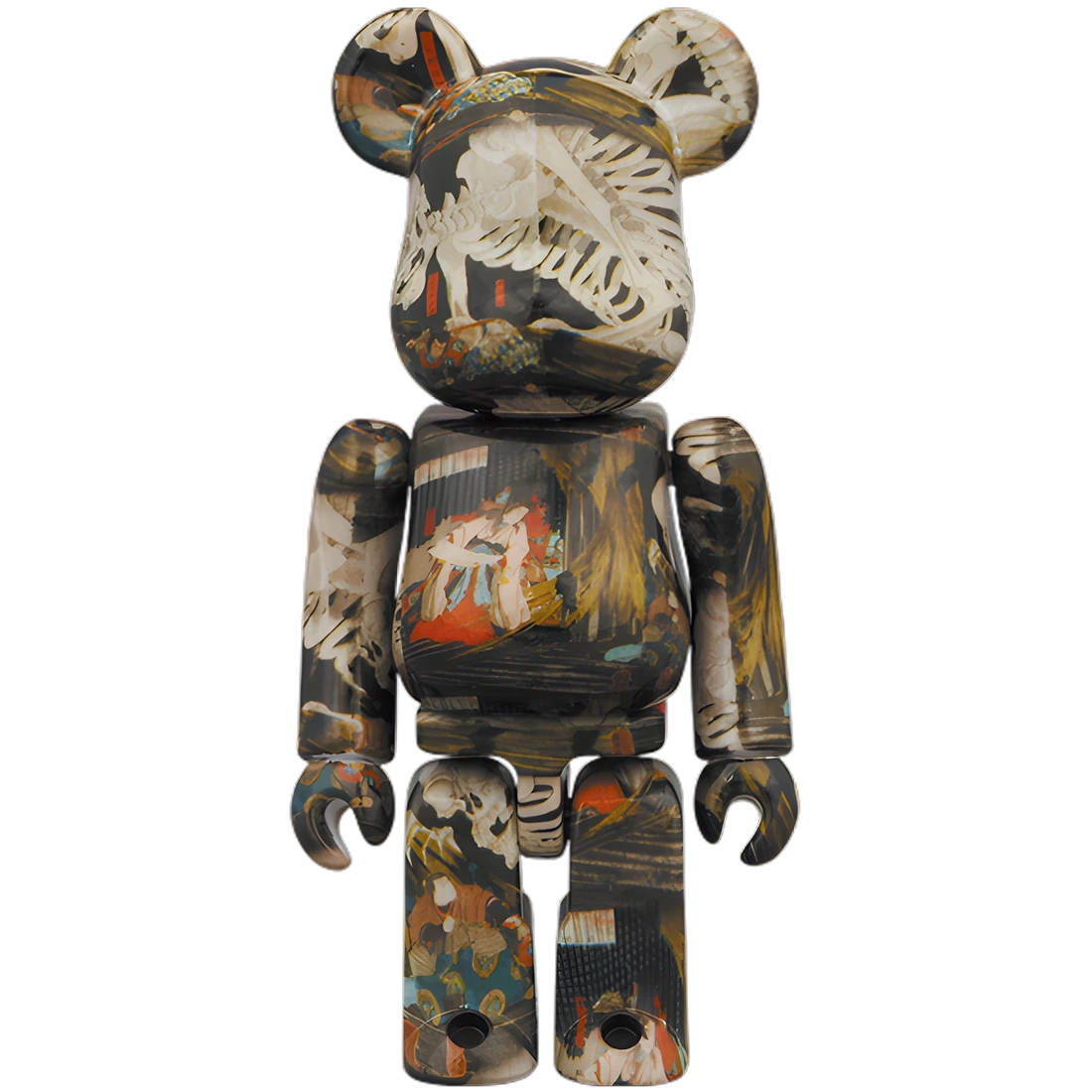 Bearbrick Utawaga Kuniyoshi "The Haunted Old Palace at Soma" 100%+400% Herstellerbild 2