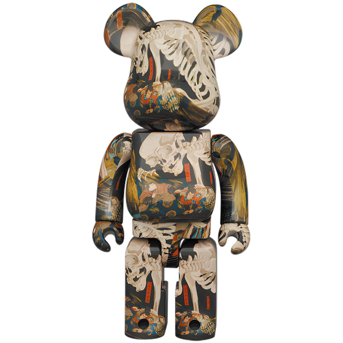 Bearbrick Utawaga Kuniyoshi "The Haunted Old Palace at Soma" 100%+400% Herstellerbild 3
