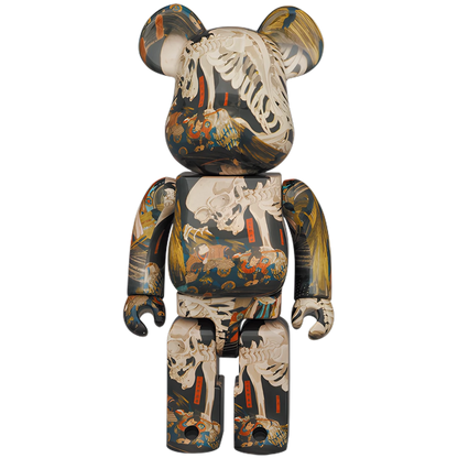 Bearbrick Utawaga Kuniyoshi "The Haunted Old Palace at Soma" 100%+400% Herstellerbild 3