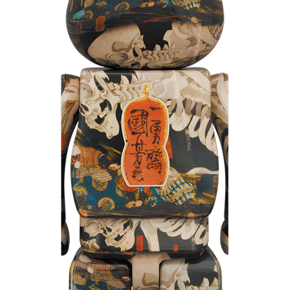 Bearbrick Utawaga Kuniyoshi "The Haunted Old Palace at Soma" 100%+400% Herstellerbild 4