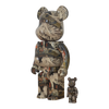 Bearbrick Utawaga Kuniyoshi "The Haunted Old Palace at Soma" 100%+400% schräg
