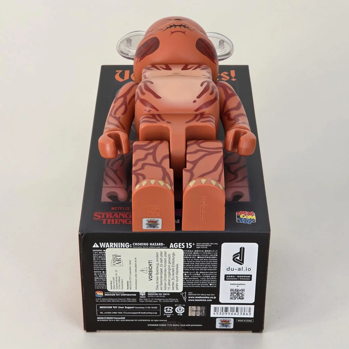 Bearbrick Vecna [Stranger Things] 400% Echtheitsmerkmale