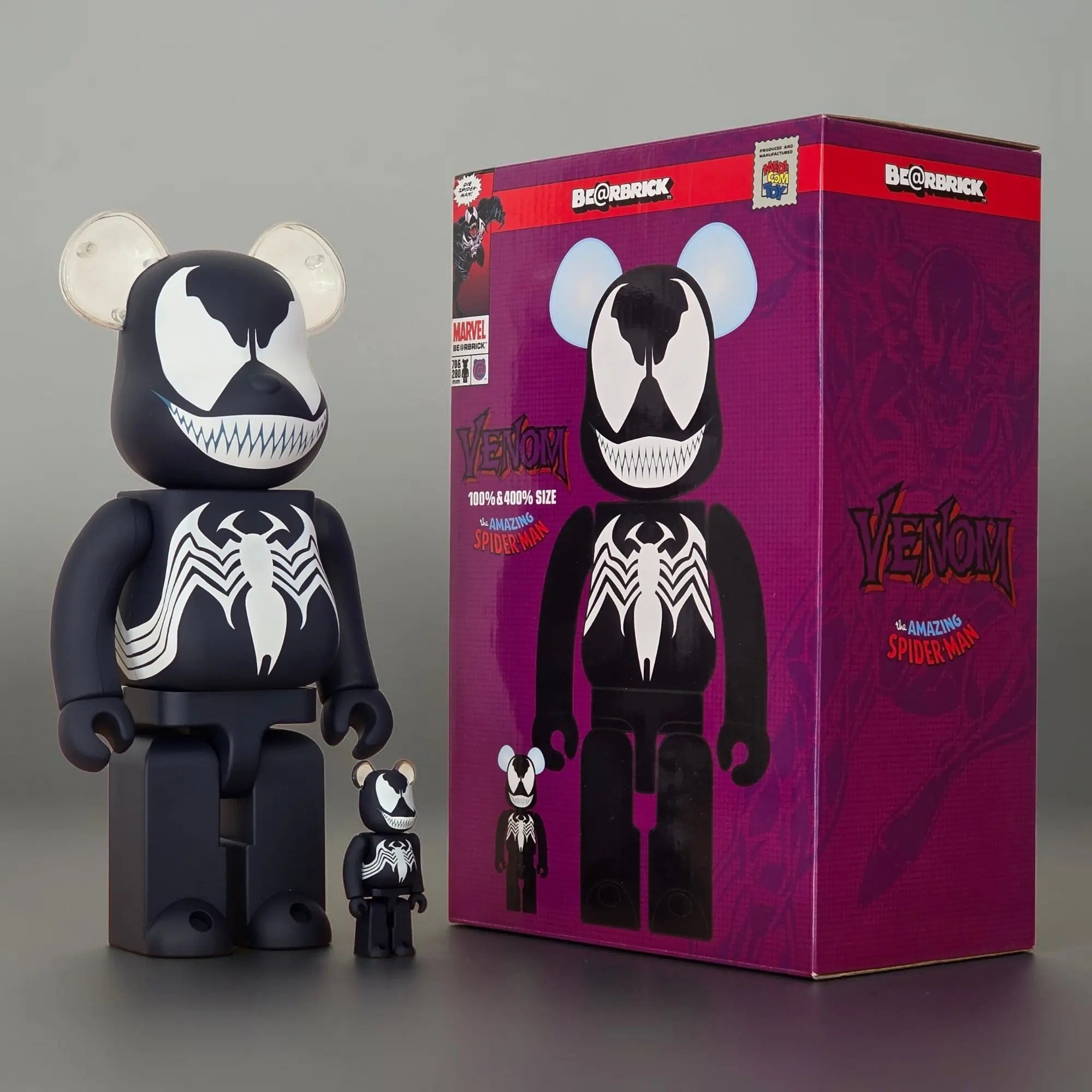 ☆ベアブリック ヴェノム VENOM 400％ メディコムトイ MEDICOMTOY BE