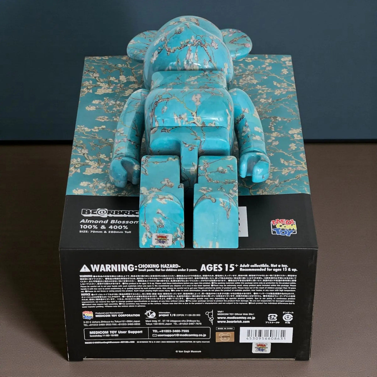 Bearbrick Vincent van Gogh "Almond Blossom" [Van Gogh Museum] 100%+400% Echtheitsmerkmale