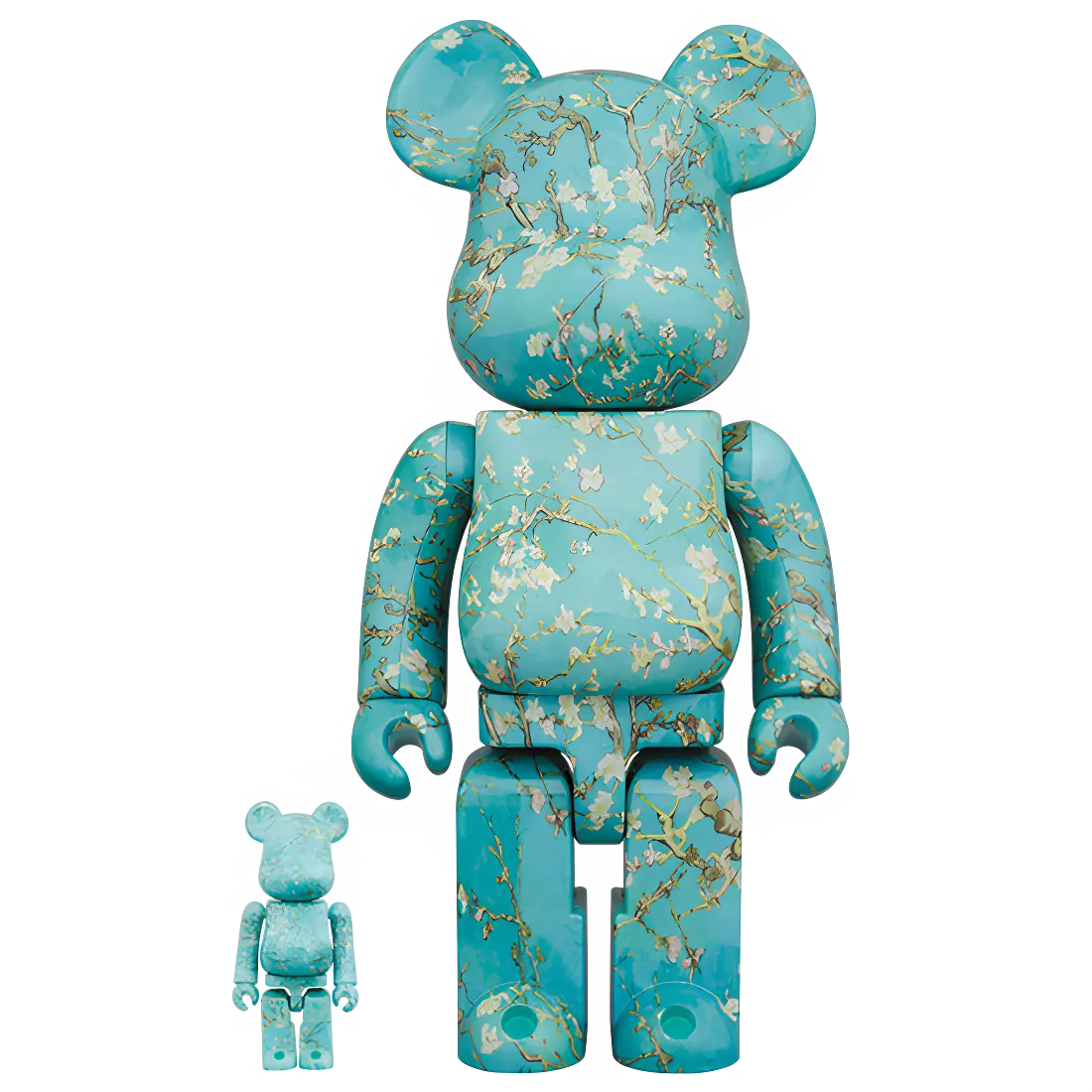 Bearbrick Vincent van Gogh "Almond Blossom" [Van Gogh Museum] 100%+400% Herstellerbild 1