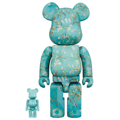 Bearbrick Vincent van Gogh "Almond Blossom" [Van Gogh Museum] 100%+400% Herstellerbild 1