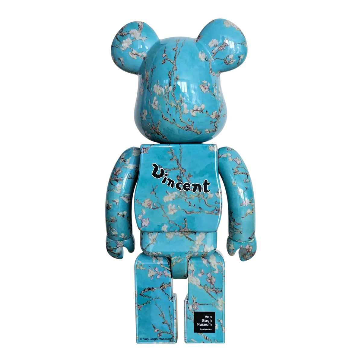 Bearbrick Vincent van Gogh "Almond Blossom" [Van Gogh Museum] 100%+400% Rückseite