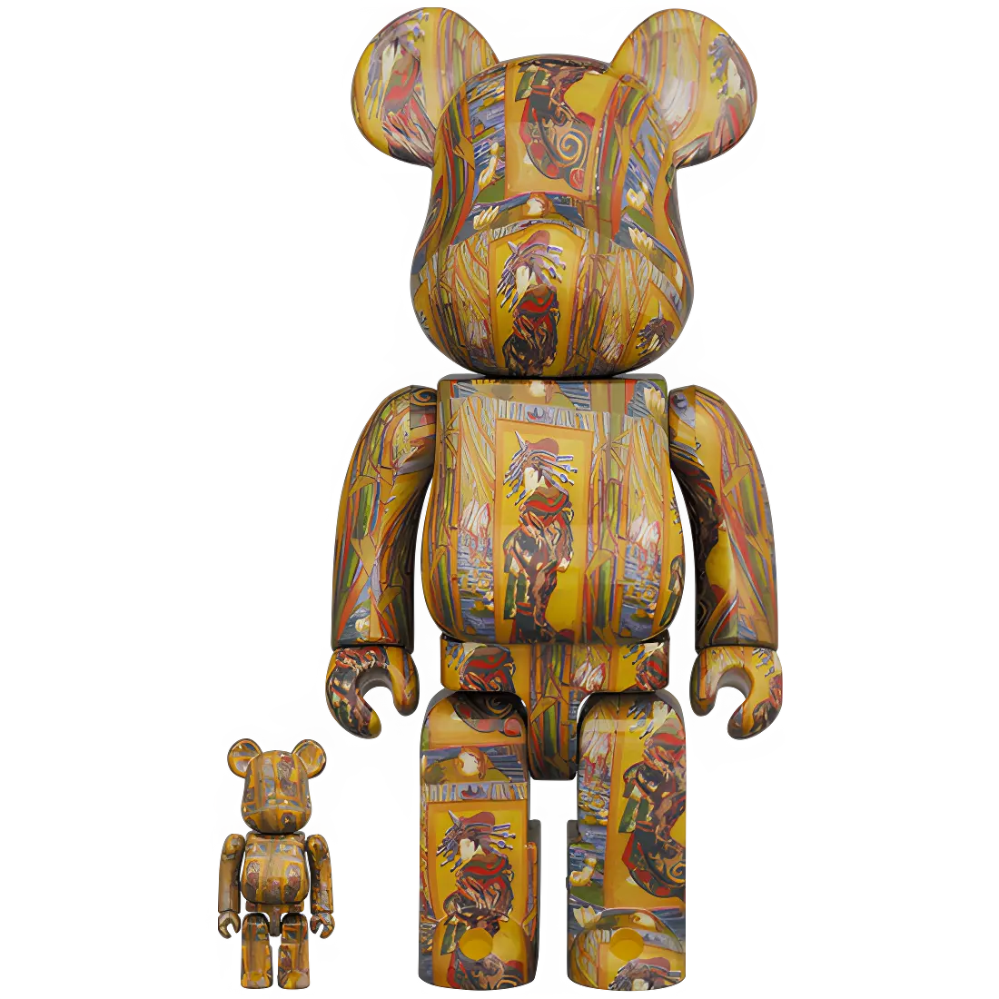 Bearbrick Vincent van Gogh "Courtesan (after Eisen)" [Van Gogh Museum] 100%+400% Herstellerbild 1