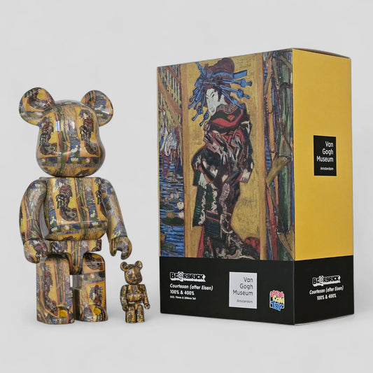 Bearbrick Vincent van Gogh "Courtesan (after Eisen)" [Van Gogh Museum] 100%+400% mit Verpackung