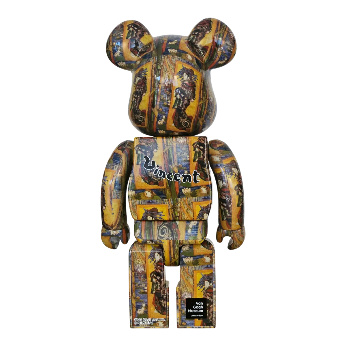 Bearbrick Vincent van Gogh "Courtesan (after Eisen)" [Van Gogh Museum] 100%+400% Rückseite