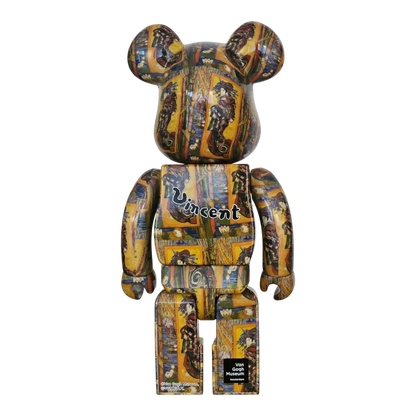 Bearbrick Vincent van Gogh "Courtesan (after Eisen)" [Van Gogh Museum] 100%+400% Rückseite