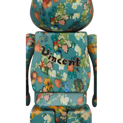 Bearbrick Vincent van Gogh "Floral Pattern" [Van Gogh Museum] 100%+400% Herstellerbild 4