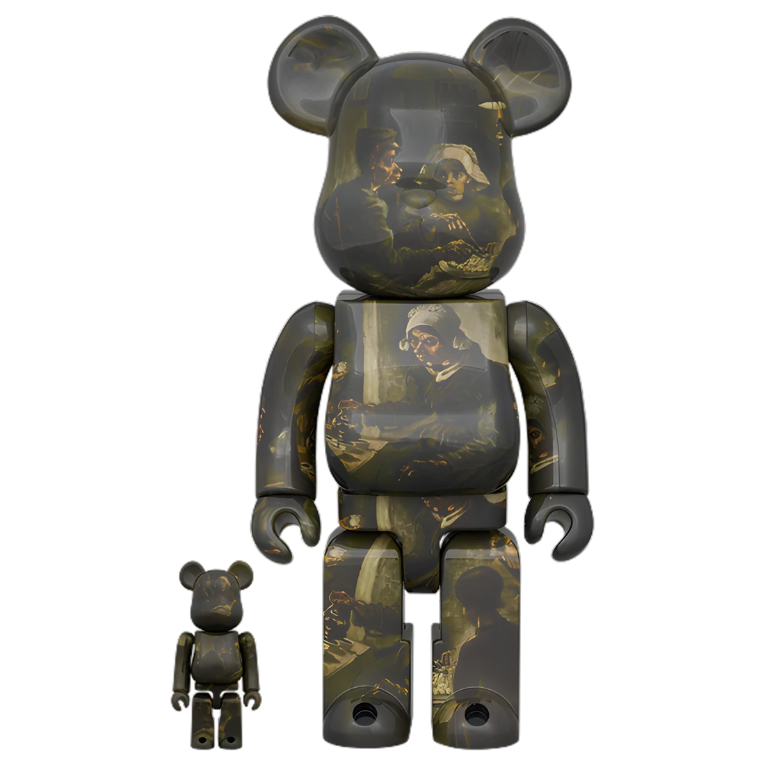 Bearbrick Vincent van Gogh "The Potato Eaters" [Van Gogh Museum] 100%+400% Herstellerbild 1