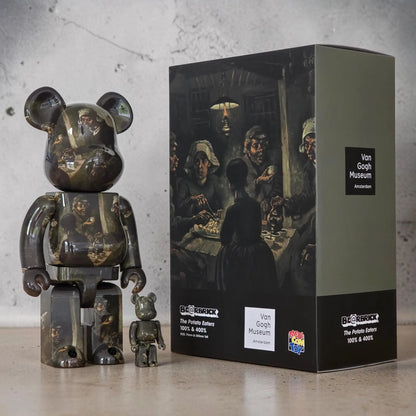 Bearbrick Vincent van Gogh "The Potato Eaters" [Van Gogh Museum] 100%+400% mit Verpackung