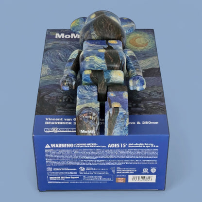 Bearbrick Vincent van Gogh "The Starry Night" [MoMA] 100%+400% Echtheitsmerkmale