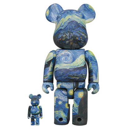 Bearbrick Vincent van Gogh "The Starry Night" [MoMA] 100%+400% Herstellerbild 1