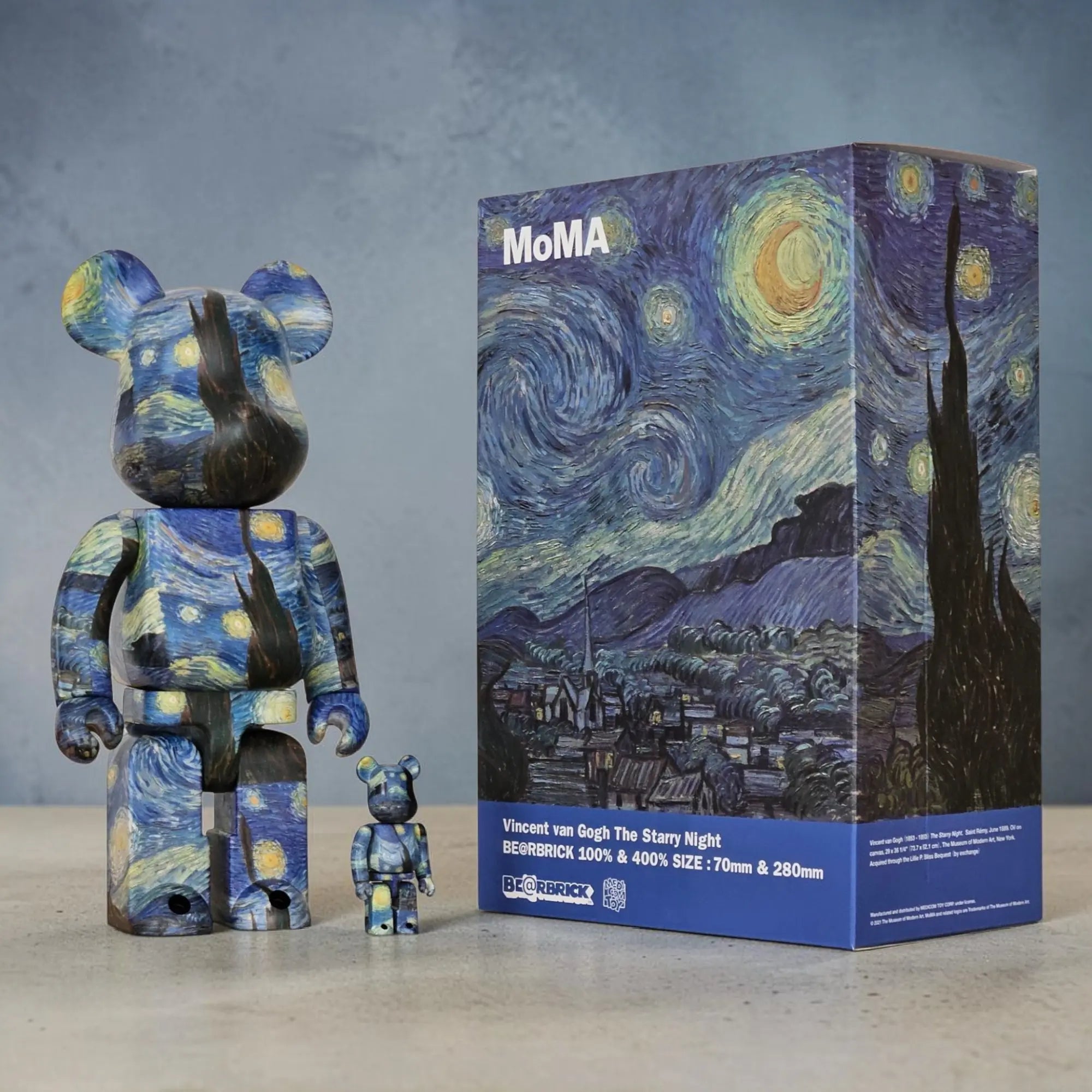 Gogh Starry Night BE@RBRICK Vincent The van Van 1000% Night