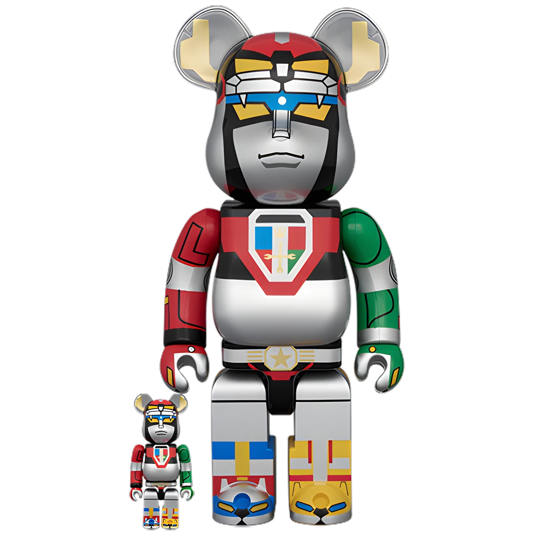 Bearbrick Voltron [Voltron: Defender of the Universe] 100%+400% Herstellerbild 1