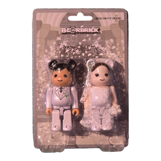 Bearbrick Wedding #2 2er-Set 100% Verpackungsvorderseite