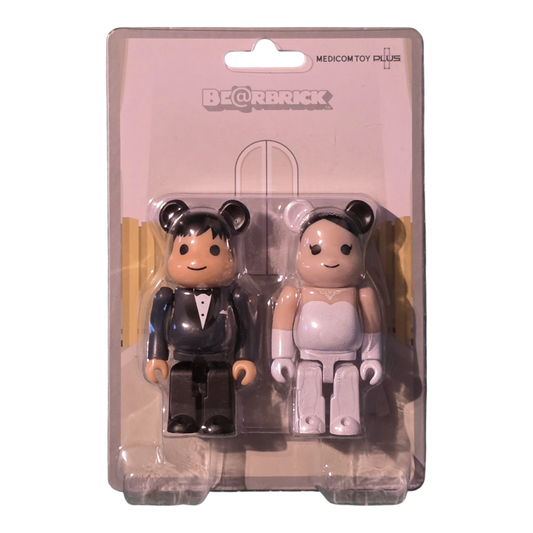 Bearbrick Wedding 2er-Set 100% Verpackungsvorderseite