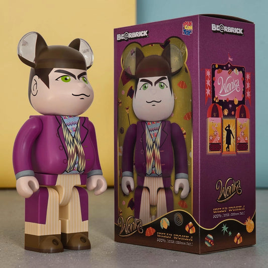 Bearbrick Willy Wonka 400% mit Verpackung