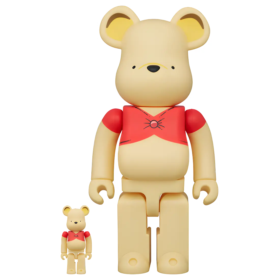 Bearbrick Winnie the Pooh Original Version 100%+400% Herstellerbild 1