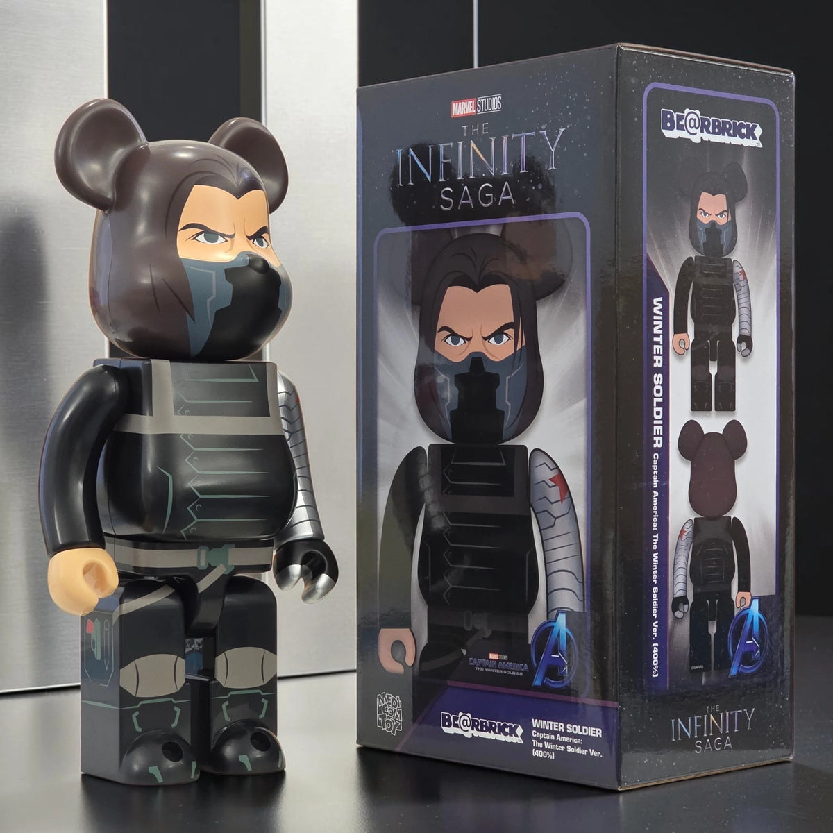 Bearbrick Winter Soldier [The Infinity Saga] 400% mit Verpackung