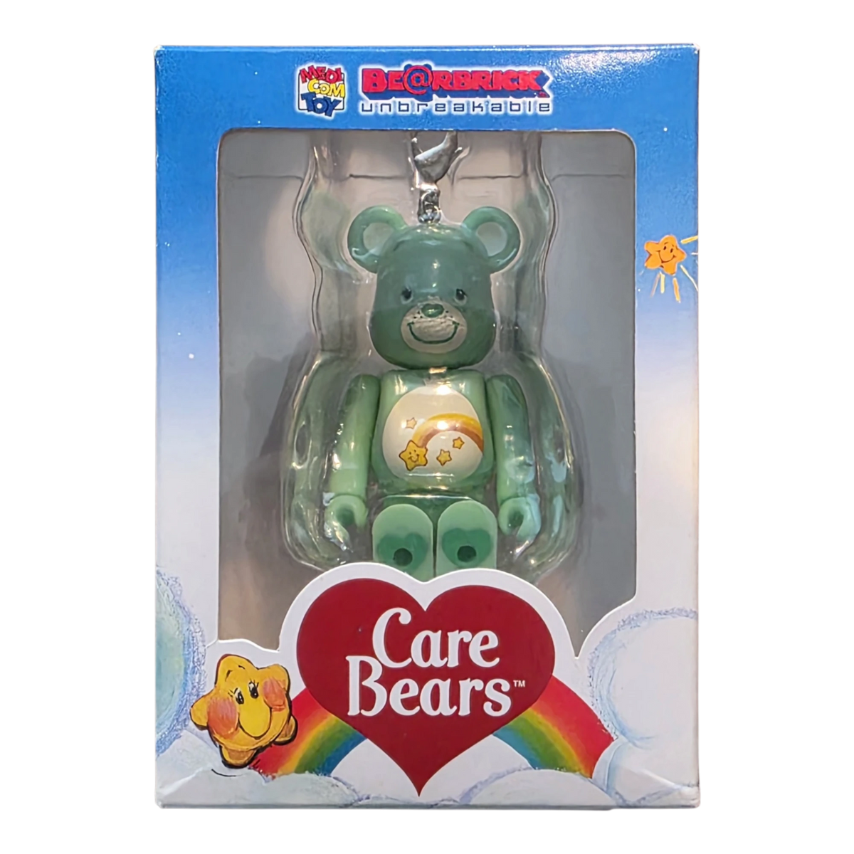 Bearbrick Wish Bear™ [Care Bears™] 100% Verpackung Vorderseite
