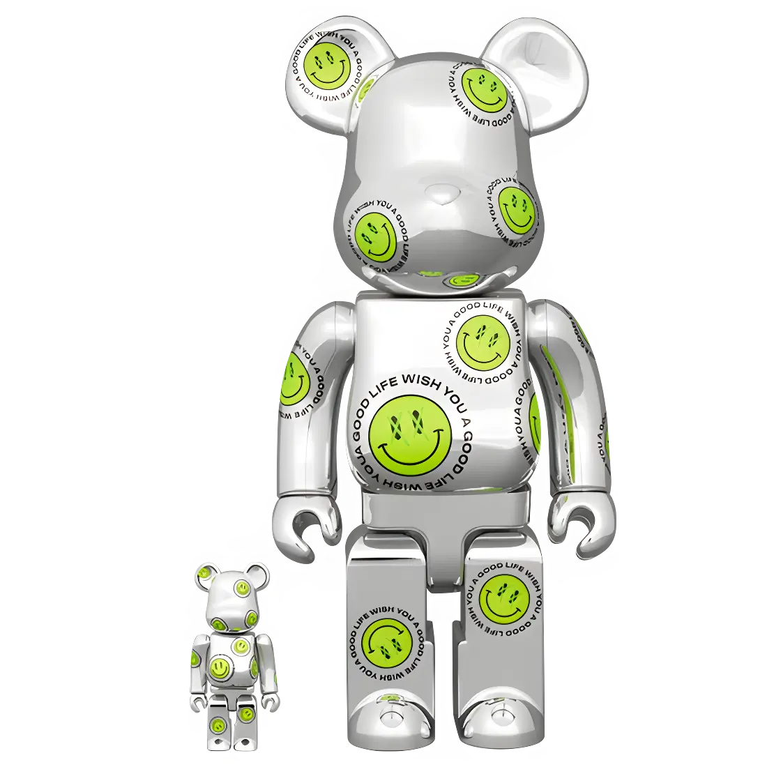 Bearbrick Wish You a Good Life NICKTHEREAL 100%+400% Herstellerbild 1